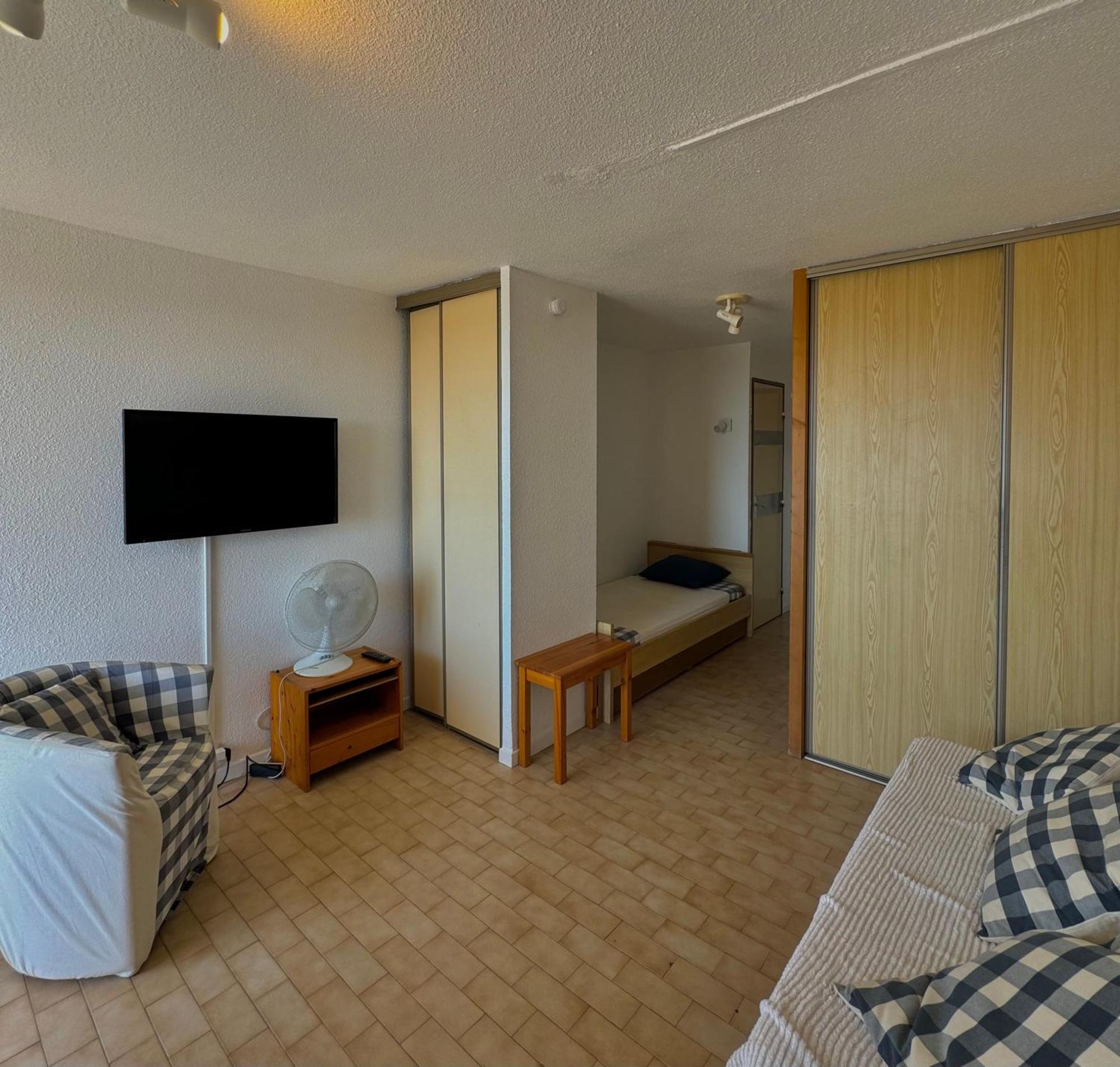 Studio 3 Personnes Acces Direct Plage - Parking Prive - 3Tvp30 Le Barcares Bagian luar foto